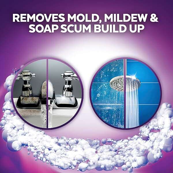 Lysol Mold & Mildew Remover Spray, Bathroom & Shower Cleaner, Disinfectant Spray, Stain Remover with Bleach, Tough on Black Mold, Multipurpose Cleaner for Home and Kitchen, 32oz - Image 4