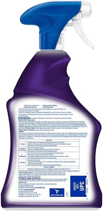Lysol Mold & Mildew Remover Spray, Bathroom & Shower Cleaner, Disinfectant Spray, Stain Remover with Bleach, Tough on Black Mold, Multipurpose Cleaner for Home and Kitchen, 32oz - Image 7