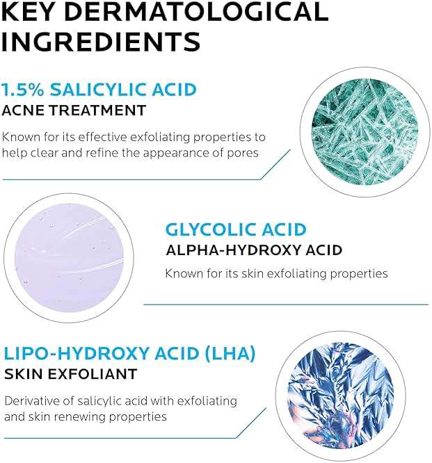 La Roche-Posay Effaclar 1.5% Salicylic Acid Serum, Acne Treatment For Face With Glycolic Acid & Niacinamide, Acne Serum Helps Clear Blackheads, Whiteheads, Pimples & Reduces Post Acne Marks - Image 4