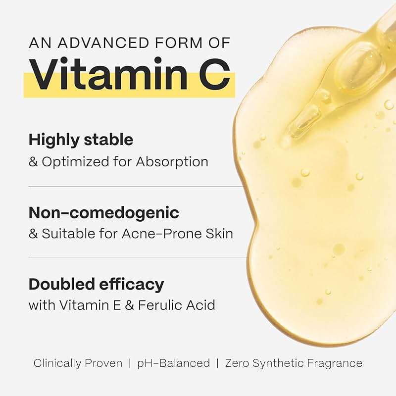 Mad Hippie Vitamin C Serum for Face – C + E + Ferulic Acid, Hyaluronic Acid, Stable Low-Irritation Formula, Brightening, 1.02 Fl Oz - Image 3