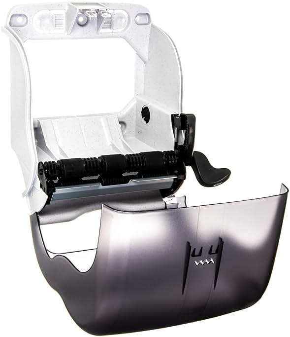 San Jamar Classic Element Paper Towel Dispenser Wall-Mounted Commercial Roll Dispenser, Fits All Core Sizes with Lever for Bathroom, Kitchens, and Restaurants, Plastic, Universal Paper, Black Pearl - Image 10