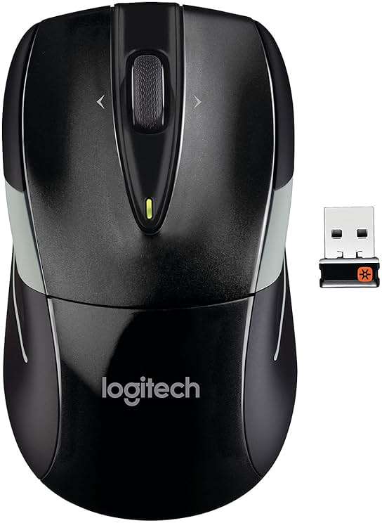 Logitech M525 Wireless Mouse, Black/Gray - Image 1