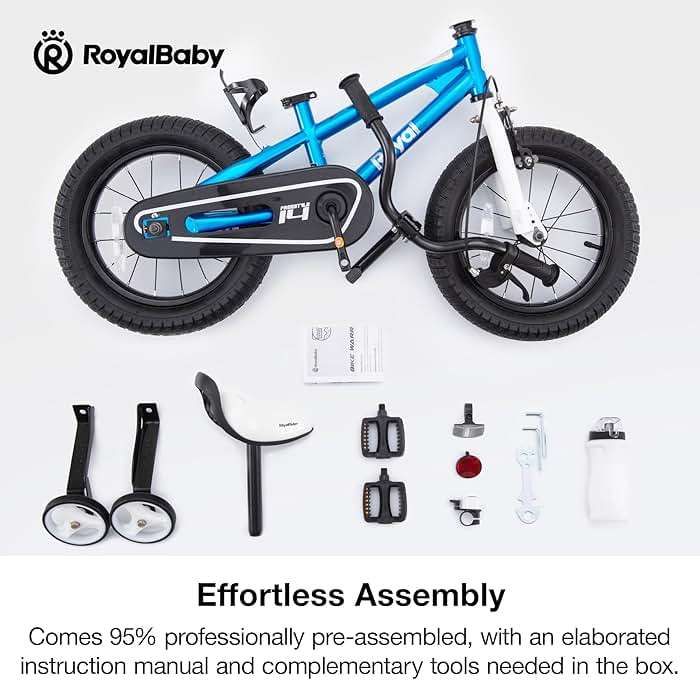 RoyalBaby Kids Bike Freestyle Classic 12 14 16 18 Inch Children Bicycle for Ages 3-10 Years Toddler to Big Kids - Image 6