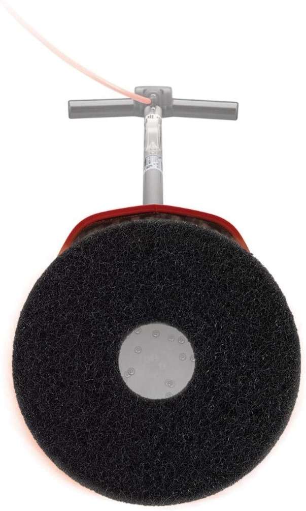 Oreck Commercial 437071 Strip Orbiter Pad, 12 in. Diameter, Most Aggressive Scrub Pad, Use with ORB550MC Oreck Commercial Orbiter Hard Floor Cleaner Machine - Image 2