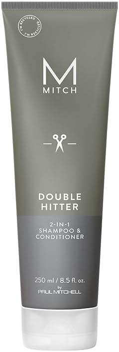 MITCH by Paul Mitchell Double Hitter 2-in-1 Shampoo & Conditioner for Men, For All Hair Types - Image 1