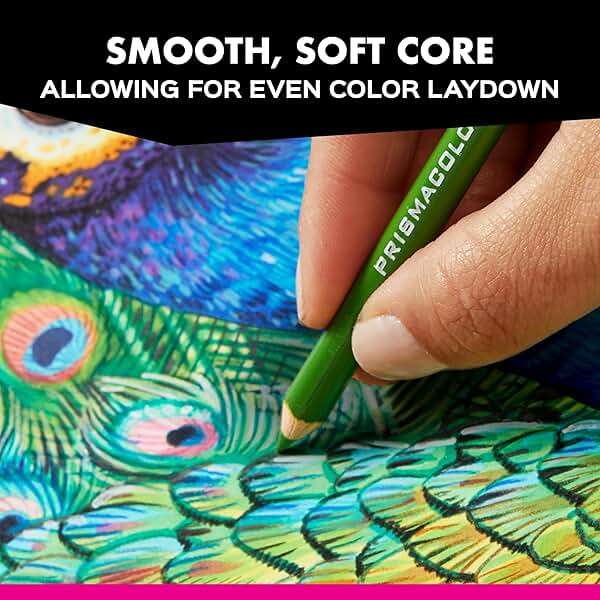 Prismacolor Premier Colored Pencils, Soft Core, Assorted Colors, 150 Count - Durable, Vibrant, Ultra-Smooth, Adult Coloring, Drawing, Sketching, Arts & Crafts - Image 4