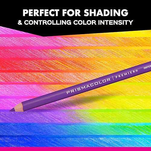 Prismacolor Premier Colored Pencils, Soft Core, Assorted Colors, 150 Count - Durable, Vibrant, Ultra-Smooth, Adult Coloring, Drawing, Sketching, Arts & Crafts - Image 7