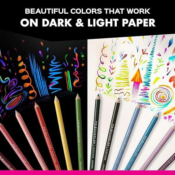 Prismacolor Premier Colored Pencils, Soft Core, Assorted Colors, 150 Count - Durable, Vibrant, Ultra-Smooth, Adult Coloring, Drawing, Sketching, Arts & Crafts - Image 8