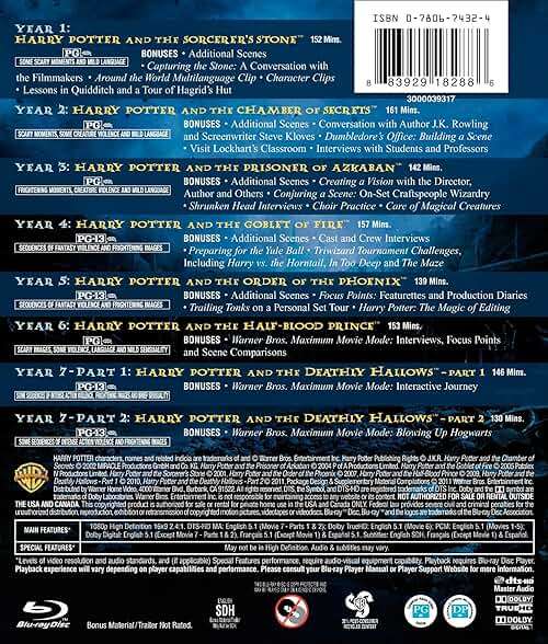 Harry Potter: The Complete 8-Film Collection (Blu-ray) - Image 2