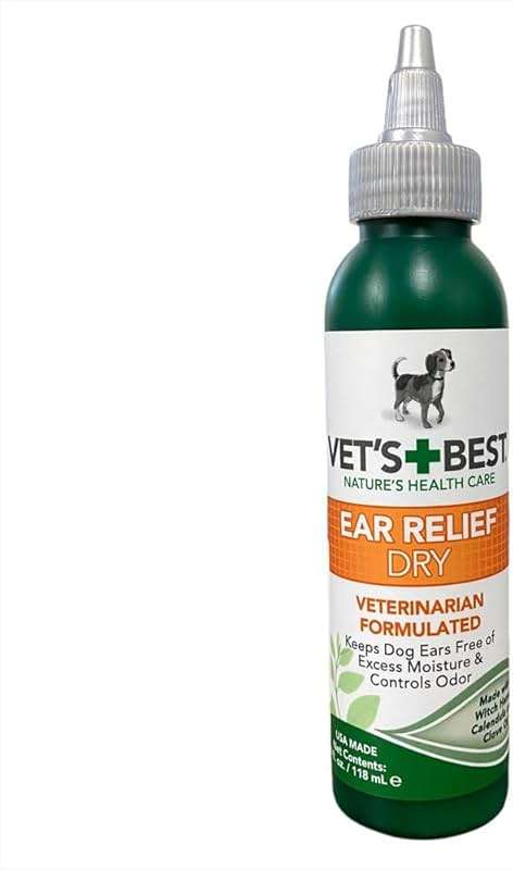 Vet's Best Dry Ear Relief for Dogs, 4 oz - Image 1