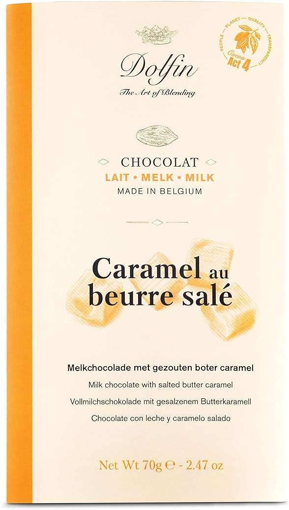 Dolfin Milk Chocolate with Salted Caramel - Image 1