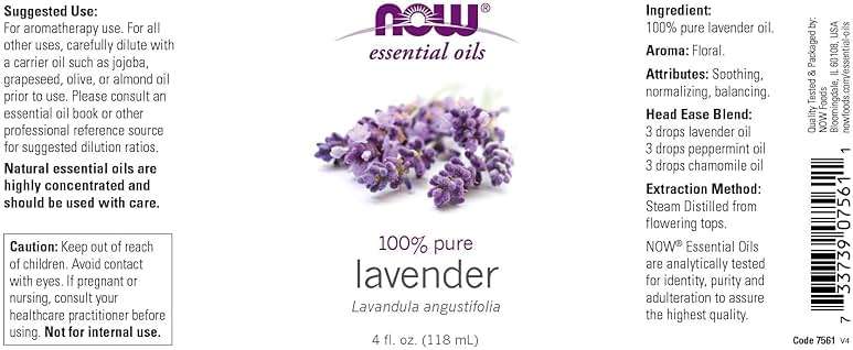 Now Foods Lavender Oil, 4 Oz - Image 2