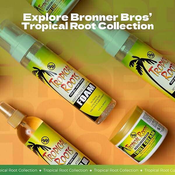 Bronner Bros Tropical Roots Stimulating Growth Oil – Lightweight Scalp and Hair Oil for Healthy, Frizz-Free Hair & Lock-in Moisture & Shine – with Pineapple & Guava, For All Hair Types, 8 fl oz - Image 6