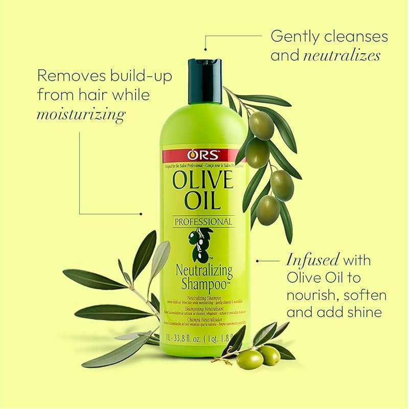ORS Olive Oil Professional Neutralizing Shampoo to Nourish, Soften & Add Shine 33.8 Ounces - Image 3