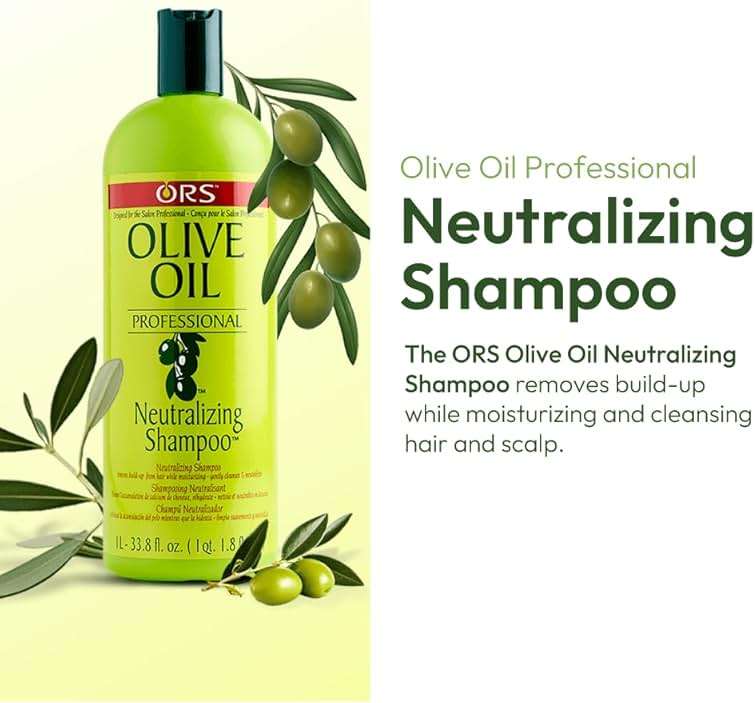 ORS Olive Oil Professional Neutralizing Shampoo to Nourish, Soften & Add Shine 33.8 Ounces - Image 4