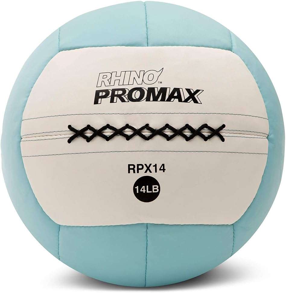 Champion Sports Rhino Promax Wall Balls - Soft Shell Non-Slip Grip for Weightlifting, Plyometrics, Cross Training, & Home Gym - Image 1