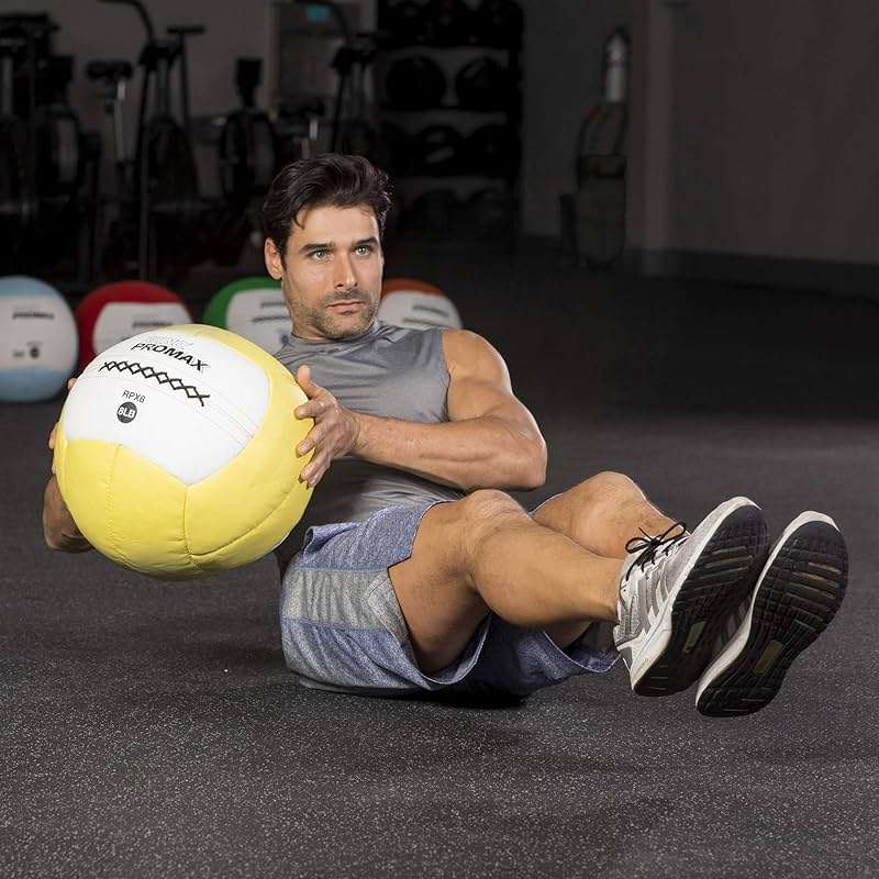 Champion Sports Rhino Promax Wall Balls - Soft Shell Non-Slip Grip for Weightlifting, Plyometrics, Cross Training, & Home Gym - Image 6