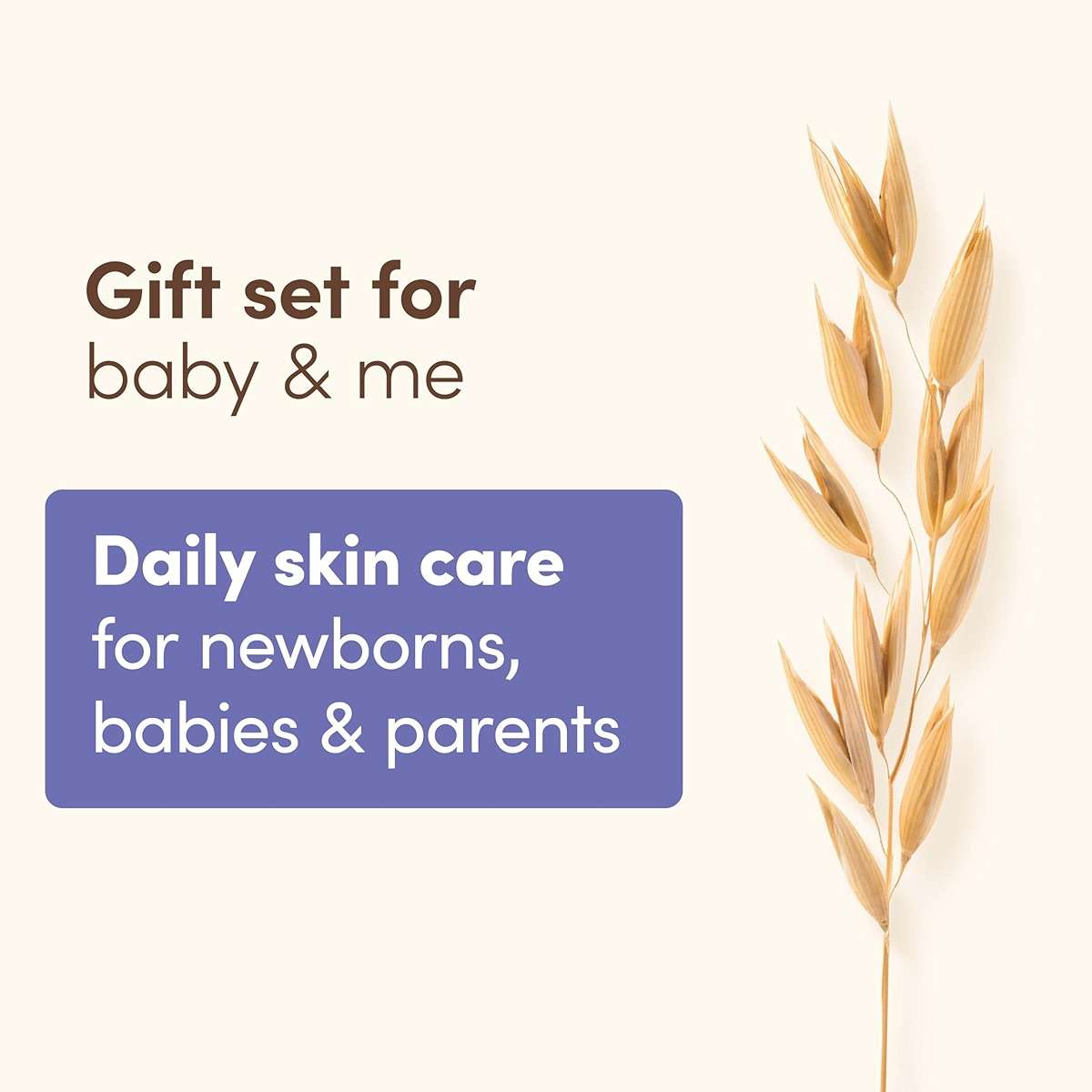 Aveeno Baby Bathtime Solutions Mommy & Me Gift Set, Baby Wash & Shampoo, Calming Bath, Daily Moisturizing Lotion and Stress Relief Body Wash for Mom, Colloidal Oat, Baby Bath Essentials, 4 items - Image 5