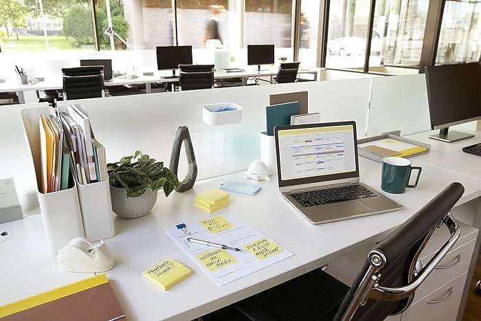 Post-it Notes, 3 in x 3 in, 18 Sticky Notes Pads, 100 Sheets per Pad, The Iconic Canary Yellow Note, School Supplies and Oﬃce Products - Image 2