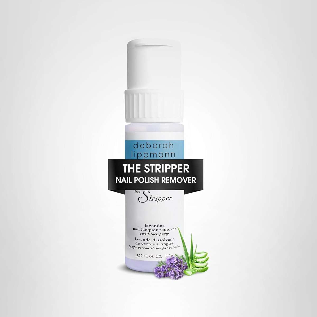 Deborah Lippmann The Stripper | Nail Polish Remover, Fast-Acting | Hydrating Aloe Vera to Prevent Dryness & No Chalky Residue | Lavender Scent - Image 7