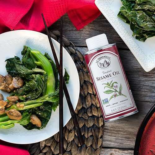 La Tourangelle, Toasted Sesame Oil, Great for Cooking, Add to Noodles, Stir-Fry, Vegetables, Vinaigrettes, and Marinades, 16.9 Fl Oz - Image 12