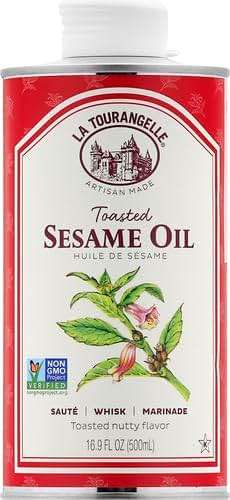 La Tourangelle, Toasted Sesame Oil, Great for Cooking, Add to Noodles, Stir-Fry, Vegetables, Vinaigrettes, and Marinades, 16.9 Fl Oz - Image 3