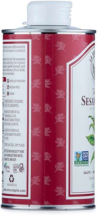 La Tourangelle, Toasted Sesame Oil, Great for Cooking, Add to Noodles, Stir-Fry, Vegetables, Vinaigrettes, and Marinades, 16.9 Fl Oz - Image 7