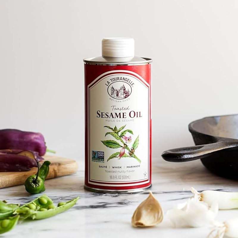 La Tourangelle, Toasted Sesame Oil, Great for Cooking, Add to Noodles, Stir-Fry, Vegetables, Vinaigrettes, and Marinades, 16.9 Fl Oz - Image 9
