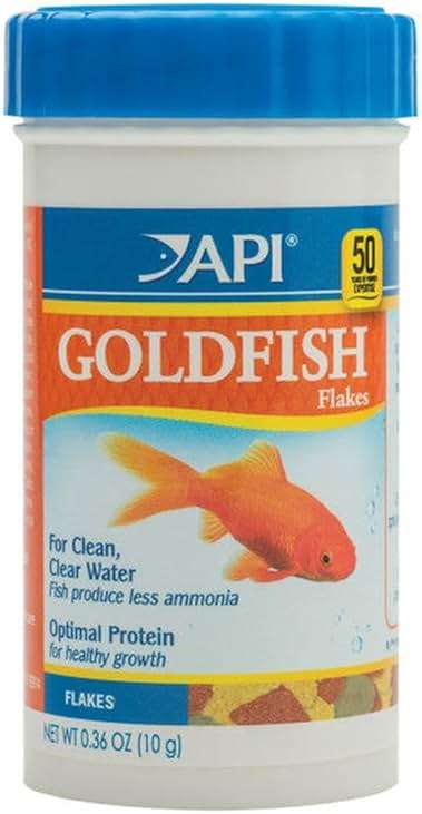 API GOLDFISH FLAKES Fish Food 5.7-Ounce Container - Image 2