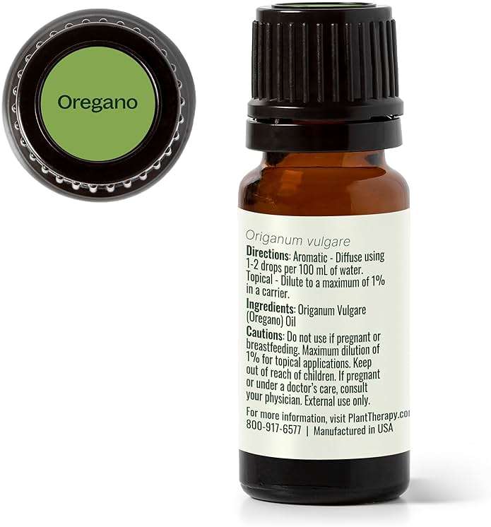 Plant Therapy Oregano Essential Oil 10 mL (1/3 oz), 100% Pure, Undiluted, Natural Aromatherapy, for Gut Health and Immune Support - Image 9