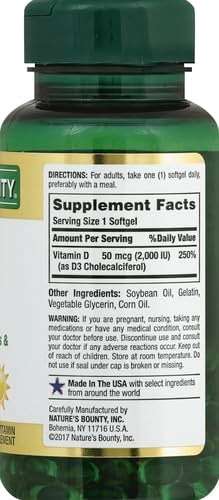 Nature's Bounty, D 2000 Iu Softgels, 150 Count - Image 11