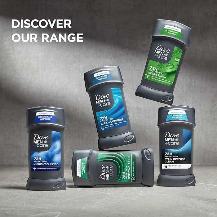 Dove Men+Care Extra Fresh Men's Antiperspirant Deodorant Stick Extra Fresh Twin pack With 72-hour sweat & odor protection with 1/4 Moisturizing Cream & Long-lasting Citrus Scent 2.7 oz - Image 6