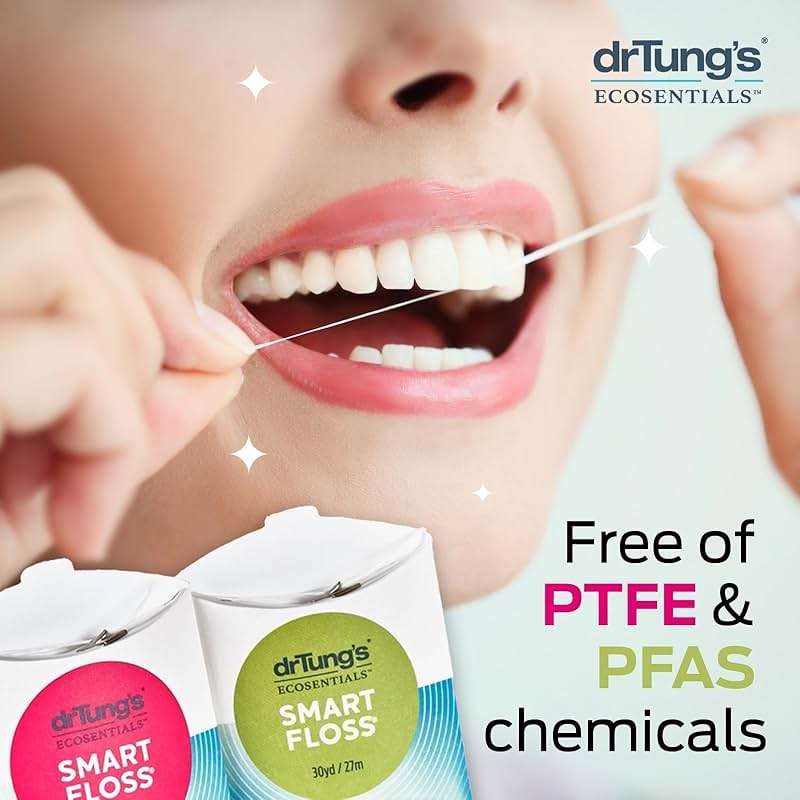 DrTung's Smart Floss - Natural Dental Floss, Cardamom Flavor - Pack of 3 | PTFE & PFAS Free, Gentle on Gums, Expands & Stretches, BPA Free - Image 2