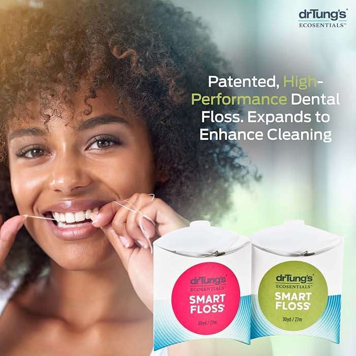 DrTung's Smart Floss - Natural Dental Floss, Cardamom Flavor - Pack of 3 | PTFE & PFAS Free, Gentle on Gums, Expands & Stretches, BPA Free - Image 4