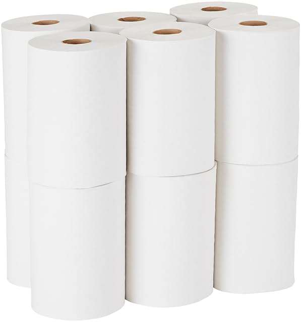 Georgia-PacificBlue Basic Paper Towel Rolls by PRO, White, 28706, 350 Feet Per Roll, 12 Rolls Per Case - Image 3