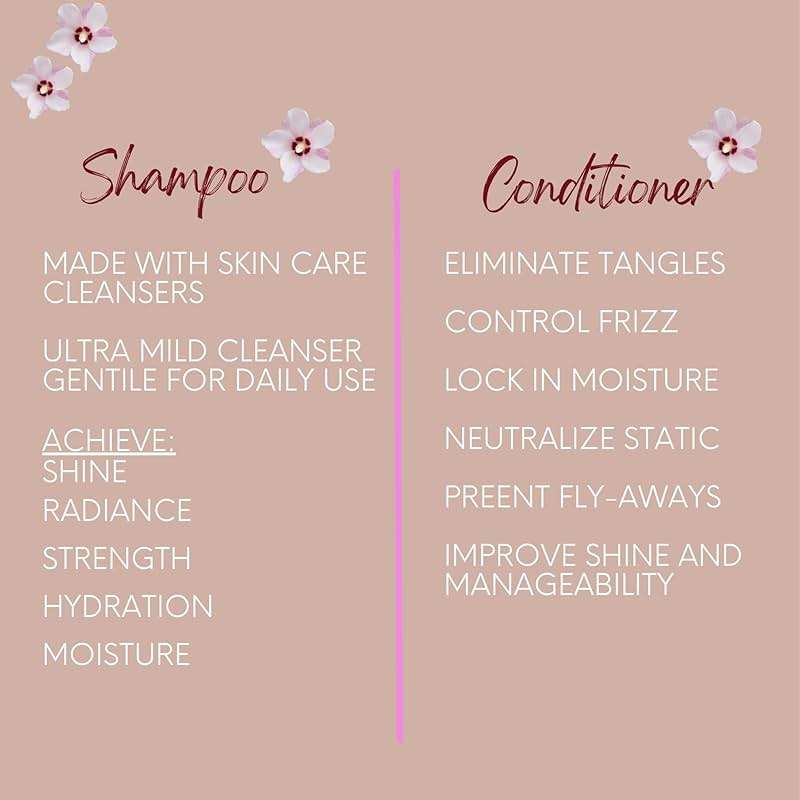 DermOrganic Daily Shampoo and Hydrating Conditioner with Argan Oil Duo Set , 33.8 fl.oz each - Image 3