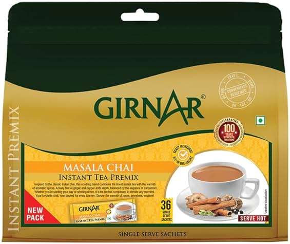 Girnar Instant Tea Premix with Masala 36 Sachets - Image 1