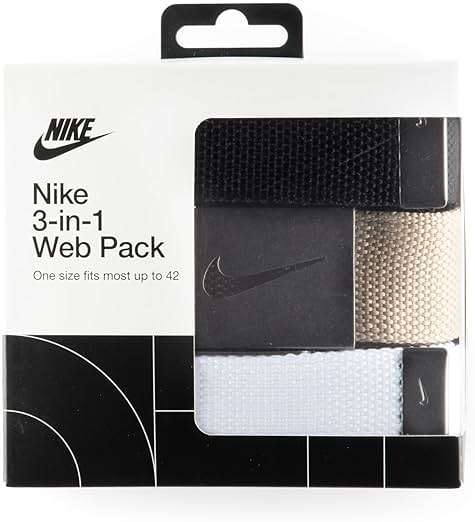 Nike Men's 3 Pack Web Belt - Image 3