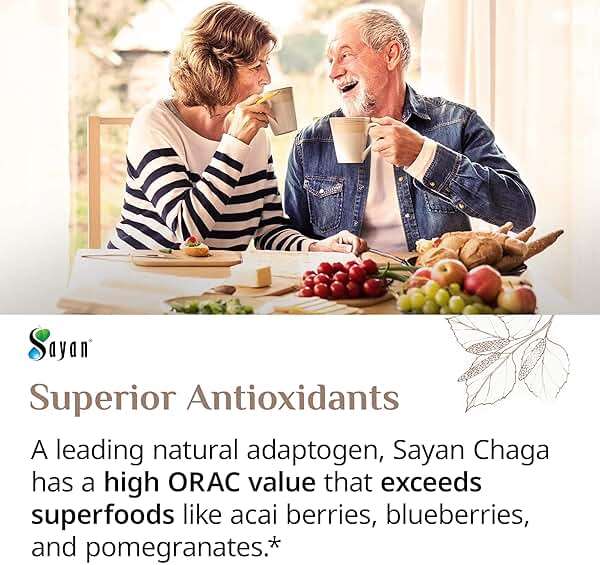 Sayan Siberian Chaga Mushroom Extract Powder (2.2 Lb) Freeze Dried Siberian Wild Harvested, Organic Antioxidant Tea for Immune and Digestion Support, Focus, Energy, Clarity, Wellness - No Additives - Image 9