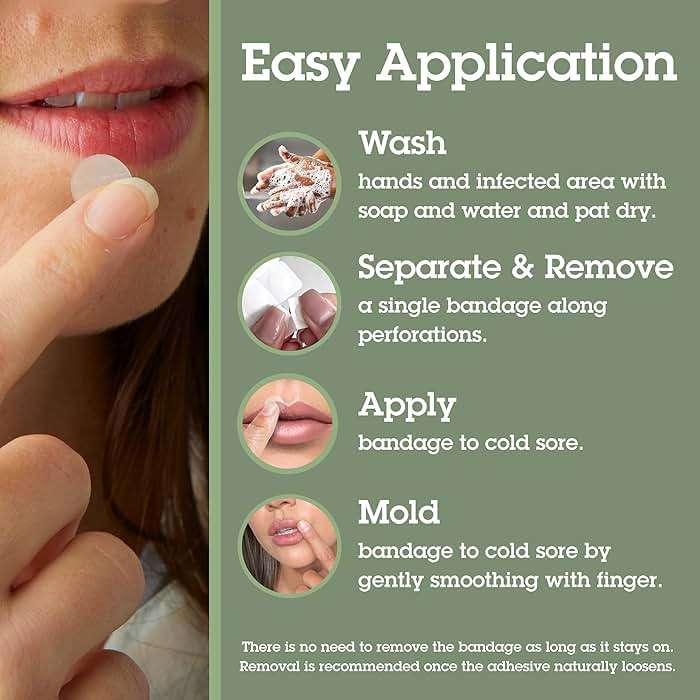 Quantum Health Lip Clear Invisible Cold Sore Patches for Lips Help Soothe Shield & Hide Cold Sores - Helps Prevent Contamination - Fever Blister Bandages for Women & Men - 12 Count - Image 6