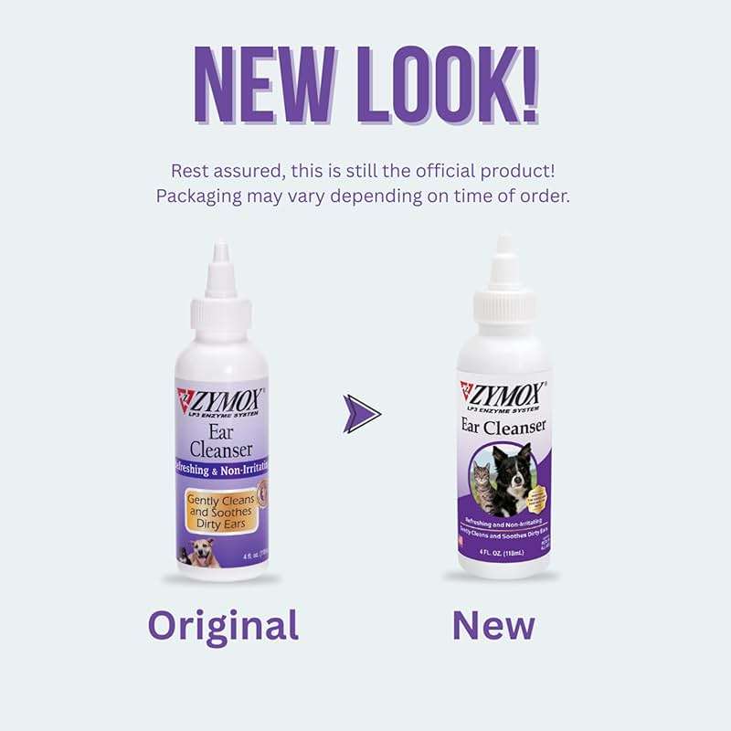 Zymox Ear Cleanser Solution for Dogs and Cats, 4oz - Image 2