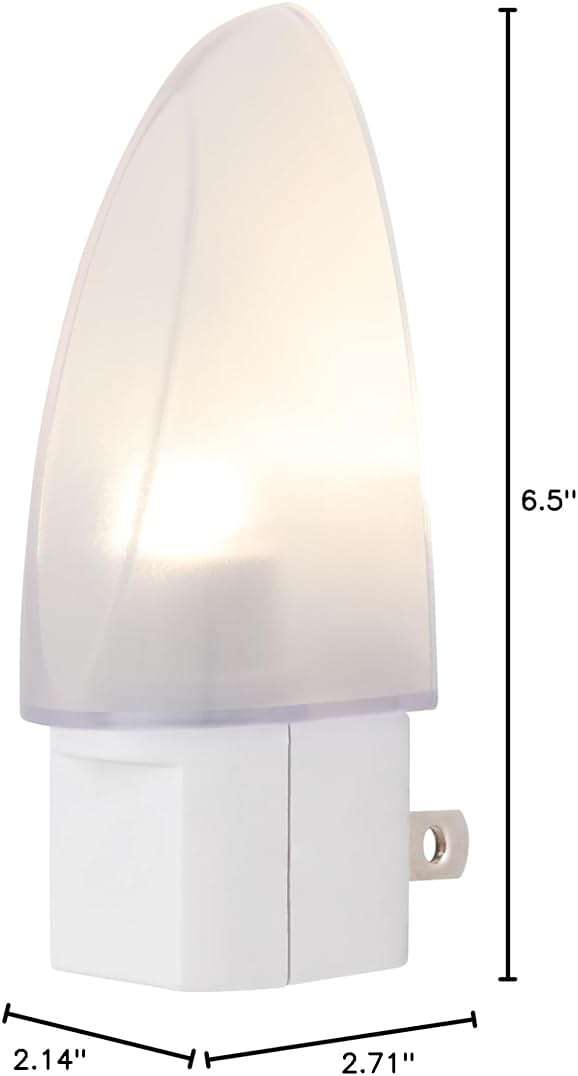 Lights by Night Plug in LED Night Light, Nightlight Plug into Wall, Dusk to Dawn Sensor, Warm White, Bedroom, Bathroom, Nursery, Hallway, Kitchen, UL Safety Listed, 11375 - Image 2