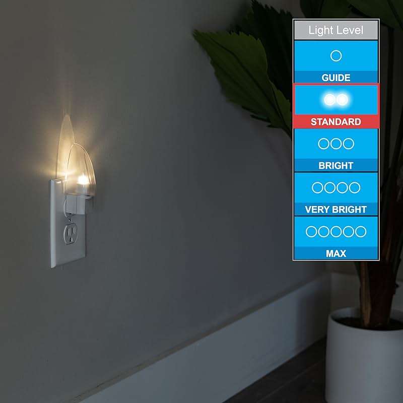 Lights by Night Plug in LED Night Light, Nightlight Plug into Wall, Dusk to Dawn Sensor, Warm White, Bedroom, Bathroom, Nursery, Hallway, Kitchen, UL Safety Listed, 11375 - Image 5