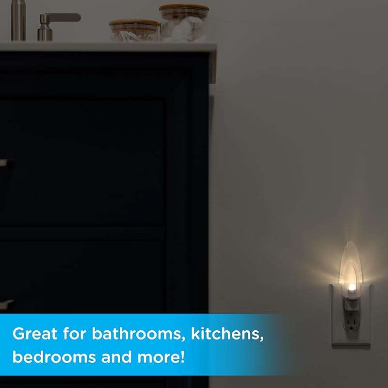 Lights by Night Plug in LED Night Light, Nightlight Plug into Wall, Dusk to Dawn Sensor, Warm White, Bedroom, Bathroom, Nursery, Hallway, Kitchen, UL Safety Listed, 11375 - Image 6