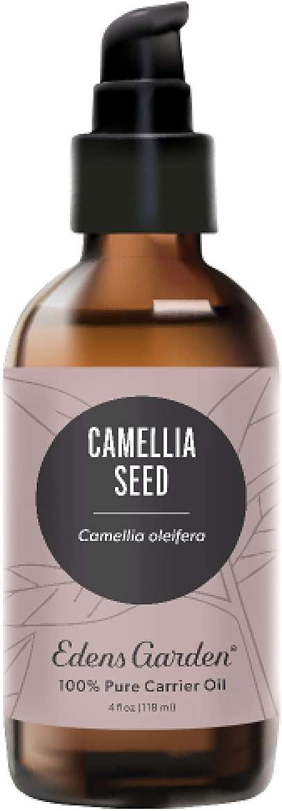 Edens Garden Camellia Seed Carrier Oil- 100% Pure Premium Cold Pressed & Hexane Free, Natural Moisturizer for Face, Skin, Hair, Scalp & Nail Care, Diluting Essential Oils & Massage 118 ml (4 fl oz) - Image 1