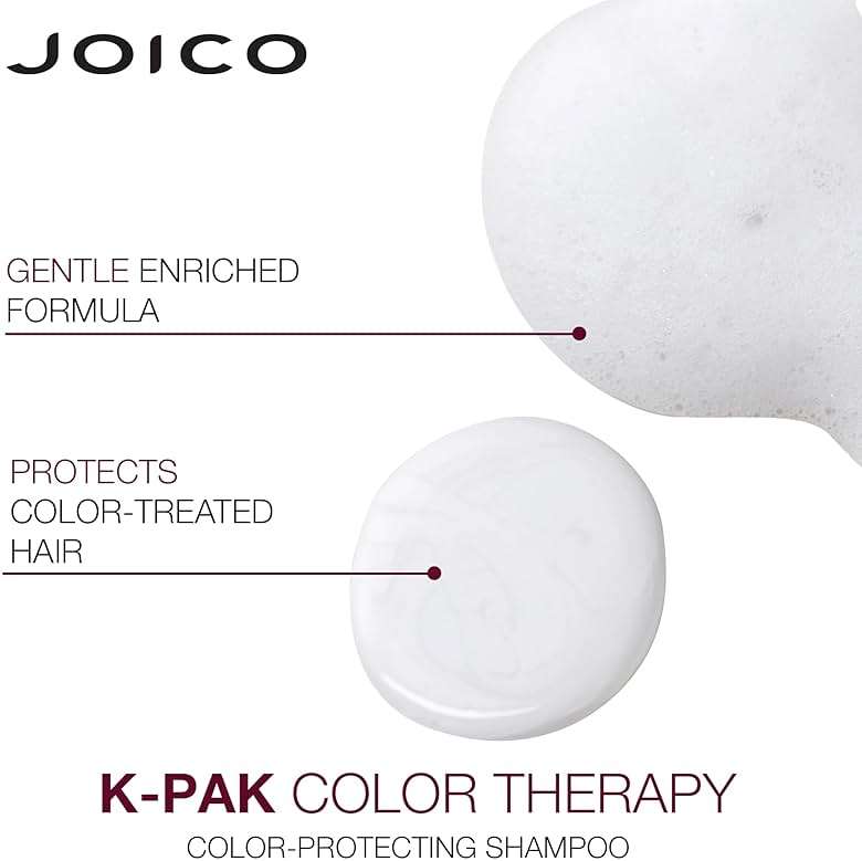 Joico K-PAK Color Therapy Color-Protecting Shampoo & Conditioner Set | For Color-Treated Hair | Boost Shine | Improve Elasticity | Repair Breakage | Rebuild Damaged Hair | With Keratin & Argan Oil - Image 6