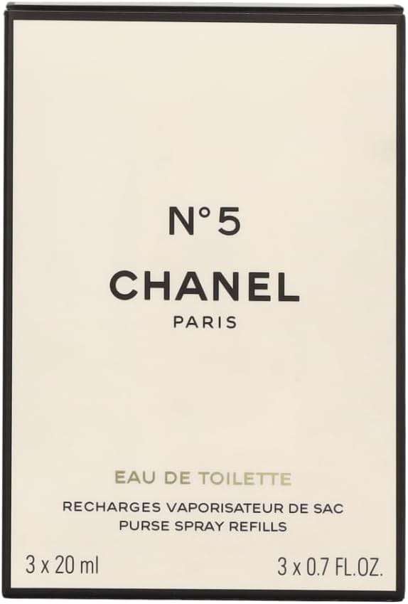 Chanel - No.5 Eau De Toilette Purse Spray Refills 3x20ml/0.7oz - Image 3