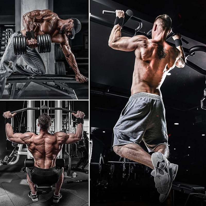 RDX Weight Lifting Hooks for Deadlifting (Pair) - 600Lbs Capacity - 8MM Neoprene Wrist Support Wraps - Grip Enhancer for Pull Ups Lat Pulldowns Rows - Adjustable Gym Workout Power Straps for Men Women - Image 7