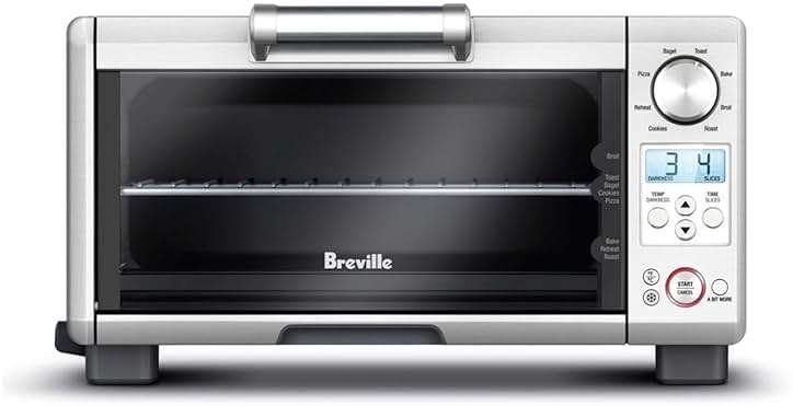 Breville BOV450XL Mini Smart Countertop Oven and Toaster Oven, Small, Brushed Stainless Steel - Image 1