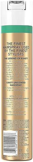 L'Oreal Paris Elnett Unscented Hairspray, up to 72-Hour Extra Strong Hold Formula with Humidity Resistant Frizz Control, Hairspray with Soft, Brushable Finish, 11 oz | (Packaging May Vary) - Image 8